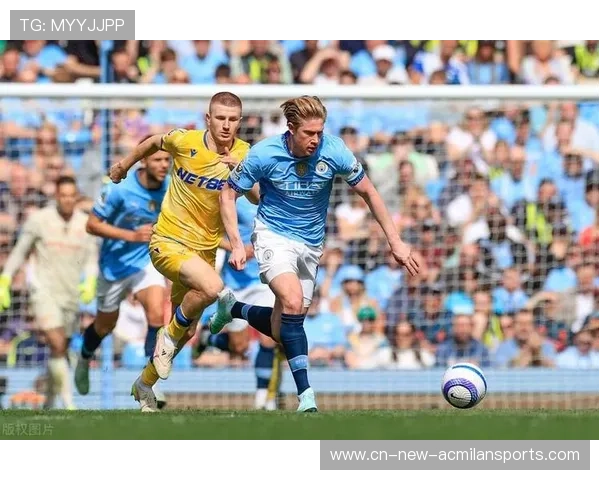 曼城围攻中形成远射机会，德布劳内一脚贴角制胜